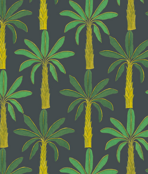 Tropical Wallpaper: Mallard Green-T1902MGS