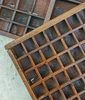 Vintage Printer's Tray - Regular Uniform