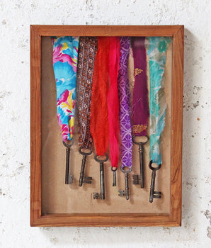 Wooden Box Frame - Nautral Teak