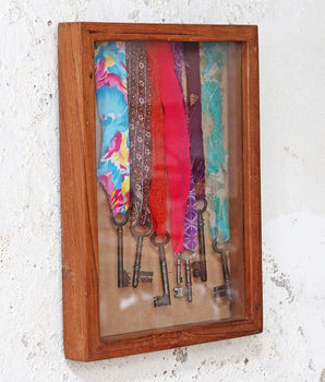 Wooden Box Frame - Nautral Teak