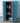 Large Vintage Blue Wardrobe