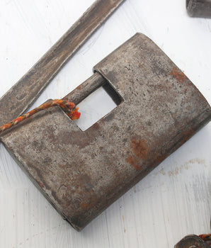 Vintage Iron Padlock - Medium