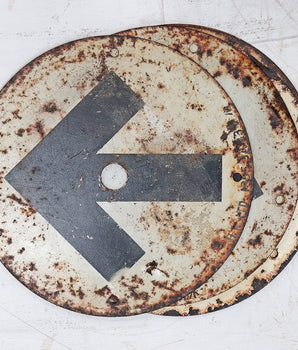Vintage Industrial Metal Sign