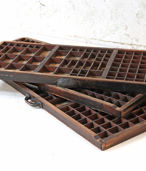 Vintage Printers Case - Premium Oak
