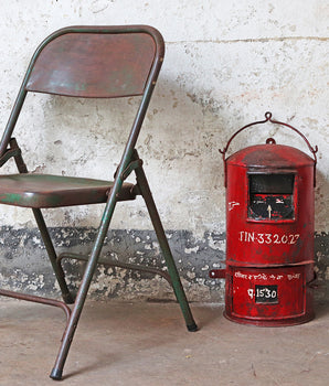 Vintage Red Post Box - Medium