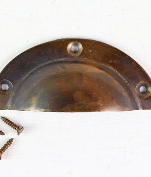 Vintage Style Brass Cup Handle