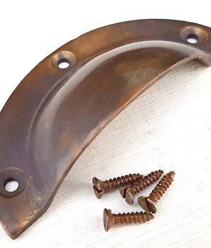 Vintage Style Brass Cup Handle