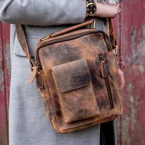 Women's Leather Shoulder Bag - The Indy