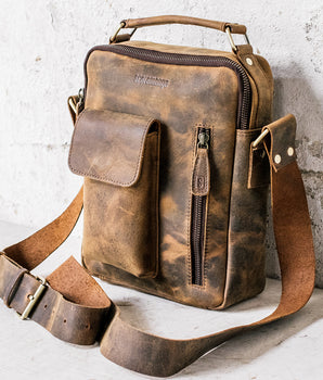 Women's Leather Shoulder Bag - The Indy