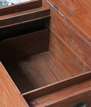 Large Antique Teak Storage Chest