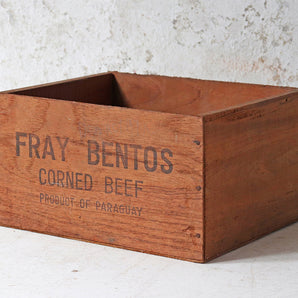 Vintage Wooden Frey Bentos Crate