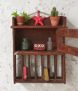 Small Rustic Wall Rack