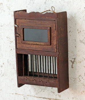 Rustic Kitchen Cabinet Rack