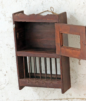 Rustic Kitchen Cabinet Rack