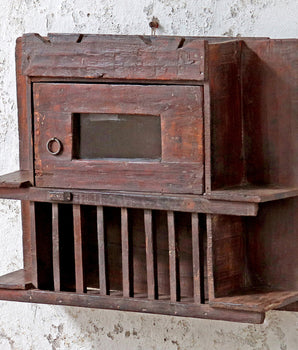 Rustic Teak Wall Cabinet