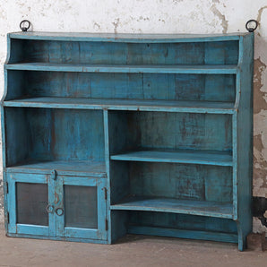 Old Blue Display Cabinet