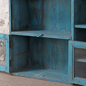 Old Blue Display Cabinet