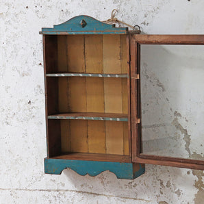 Blue Vintage Wall Cabinet