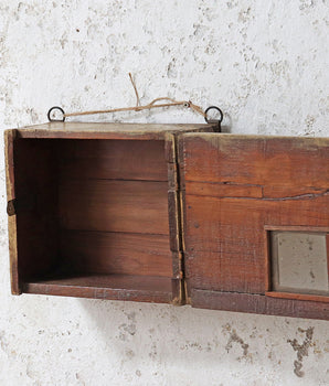 Old Small Postal Box Cabinet