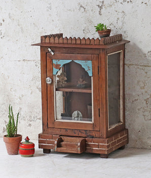 Vintage Temple Cabinet