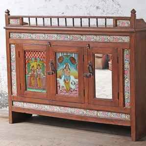Ornate Antique Indian Sideboard