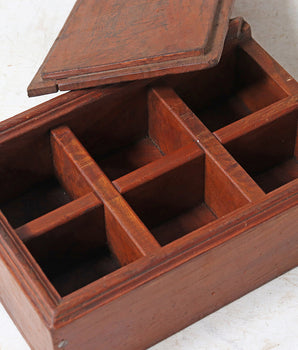 Vintage Wooden Spice Box