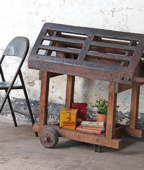 Vintage Saddle Rack Trolley