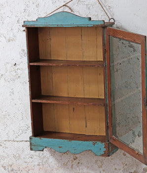 Old  Blue Cabinet