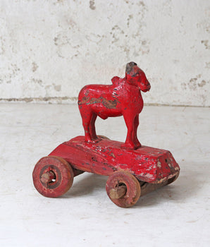 Vintage Red Nandi on Wheels