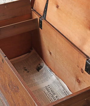 Antique Scumbled Pine Chest