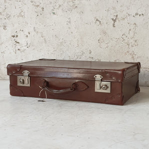 Vintage Leather Suitcase