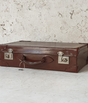 Vintage Leather Suitcase