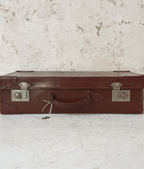 Vintage Leather Suitcase