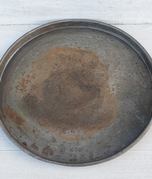 Old Rustic Round Tray