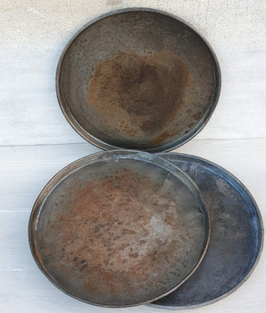 Old Rustic Round Tray