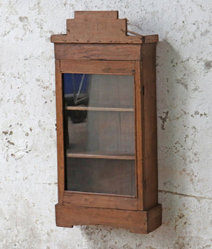 Teak Wall Display Cabinet